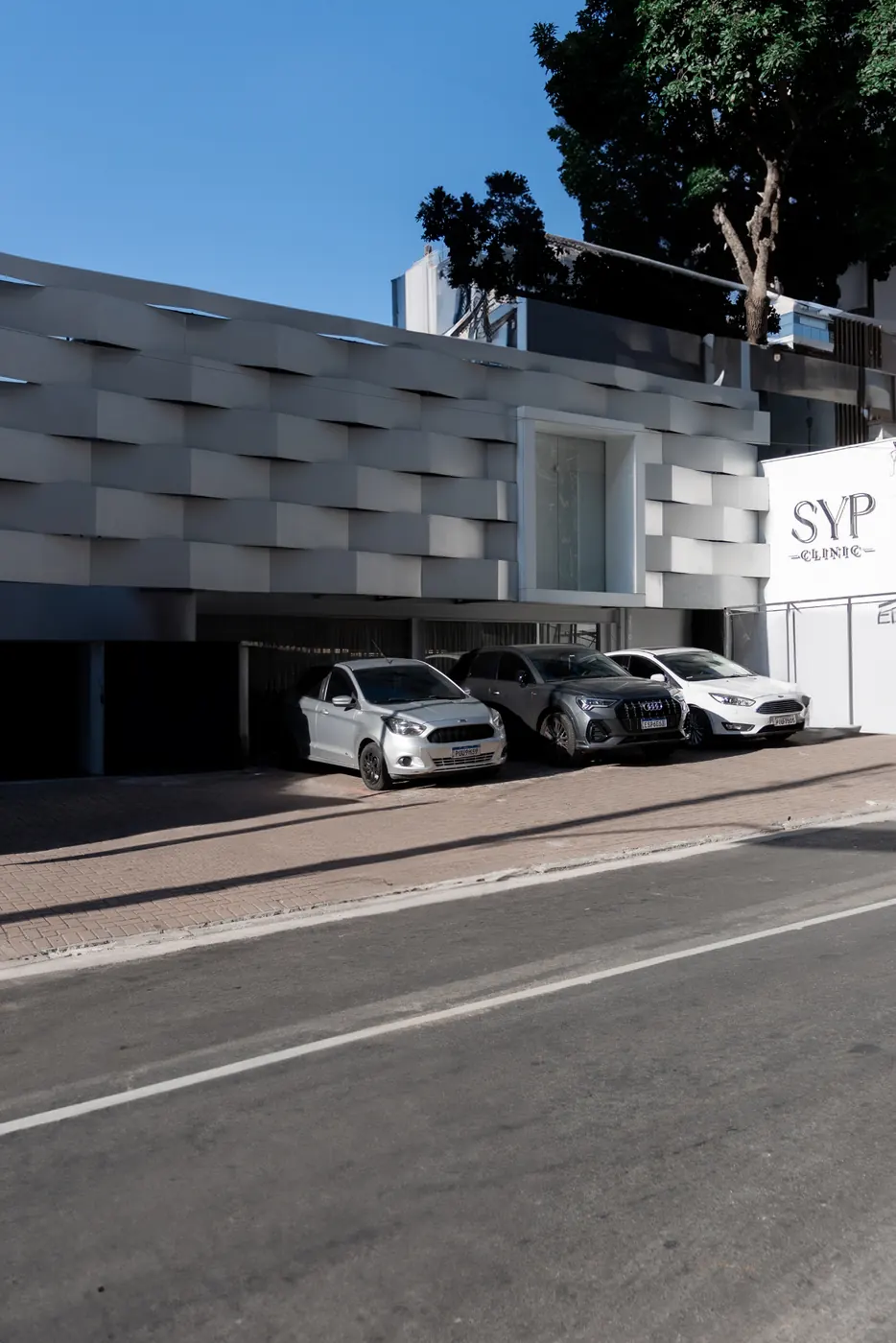 Fachada da SYP Clinic, em Indianópolis, São Paulo